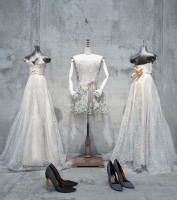 現代婚紗禮服服裝模特