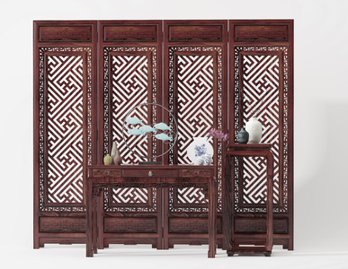 中式古典红木实木家具八仙桌