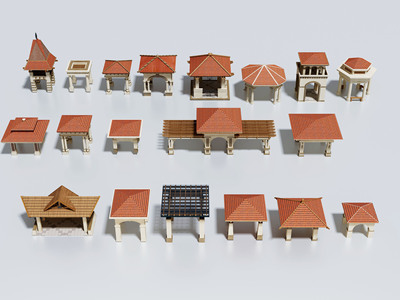 欧式亭子凉亭，