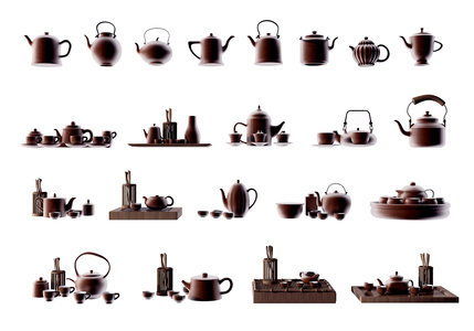 中式茶具组合