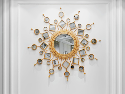 现代金属装饰镜