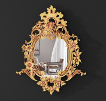 歐式法式雕花裝飾鏡子