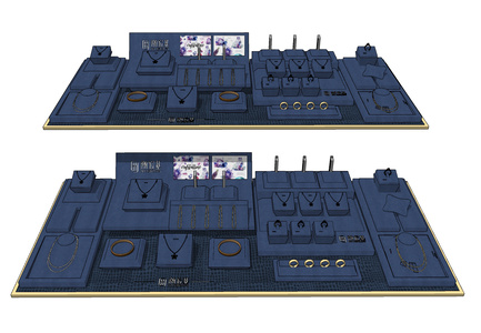 现代珠宝黄金首饰展柜