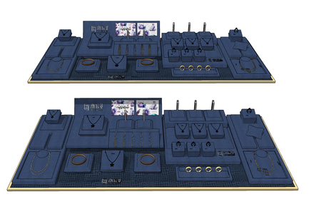 现代珠宝黄金首饰展柜