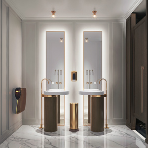 现代公共卫生间