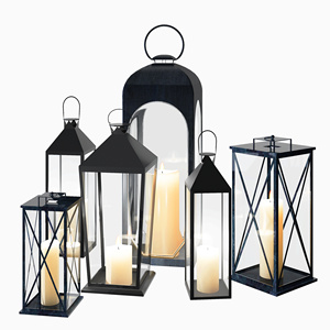 现代铁艺烛台灯