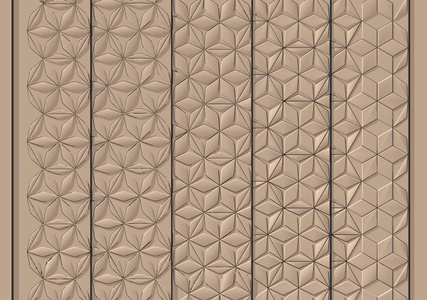 现代雕刻软包背景墙