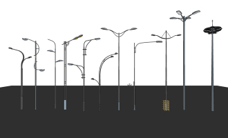 現代鐵藝路燈