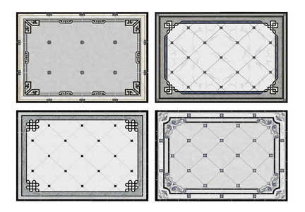 中式欧式石材拼花瓷砖