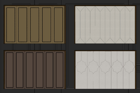 现代皮革硬包软包背景墙