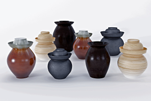 现代陶瓷坛子陶罐，罐子