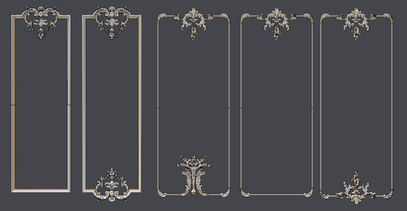 欧式法式雕花石膏线,护墙板