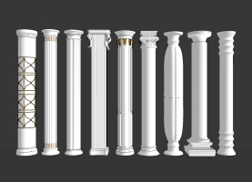 欧式雕花罗马柱，柱子