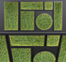 现代苔藓,绿植,植物背景墙