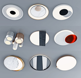 现代简约吸顶灯组合