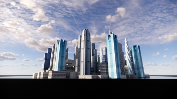 15城市建筑群 現代化高樓大廈
