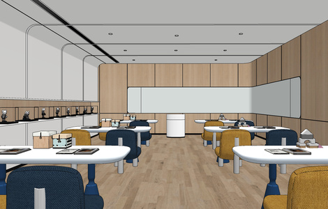 现代简约儿童阅览室