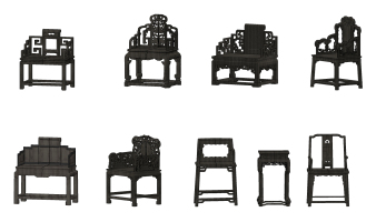 中式明清太师椅单椅