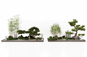 新中式庭院景觀小品