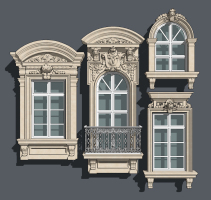 歐式法式古典雕花窗戶