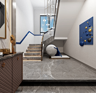 现代办公楼楼梯间