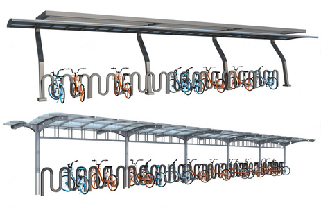 现代自行车存车处