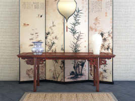 中式古典条案条桌玄关柜台