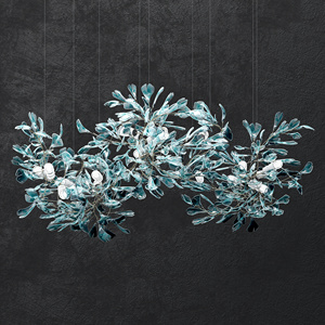 现代树叶水晶吊灯