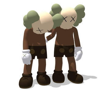 KAMS 公仔 公仔雕塑摆件