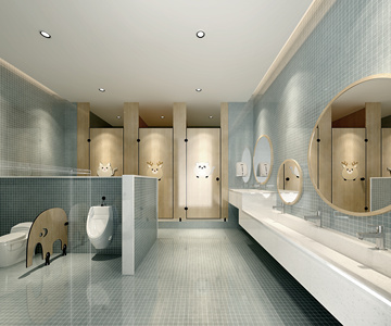 现代简约风格卫生间 