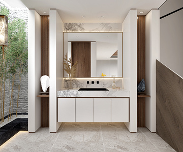 现代公共卫生间