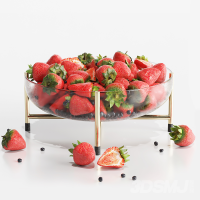現代草莓果盤