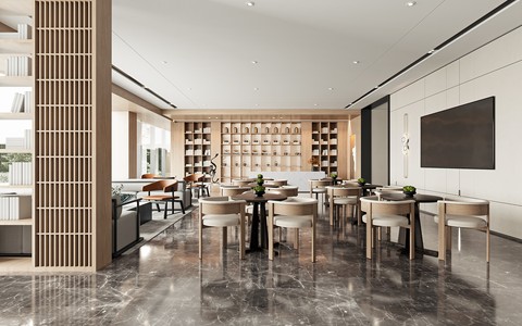 现代售楼处洽谈区