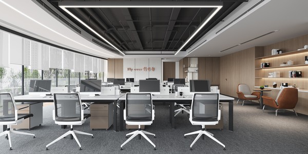 现代开场办公室办公区