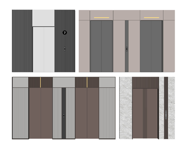 现代电梯门_电梯间_电梯厅_电梯9