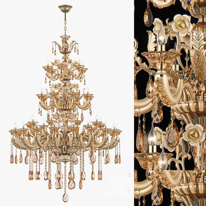 古典欧式大型水晶吊灯