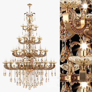 古典欧式大型水晶吊灯