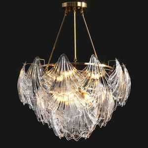 现代玻璃贝壳装饰吊灯水晶灯
