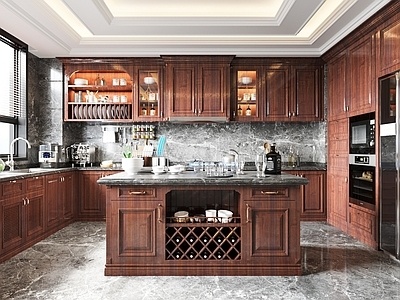 欧式封闭式厨房