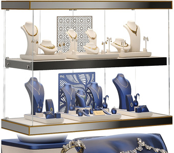 现代珠宝展示柜，珠宝首饰专卖