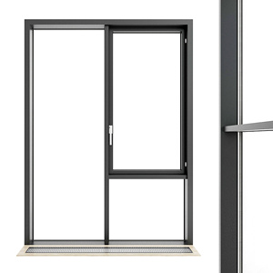 现代铝合金窗户，建筑窗