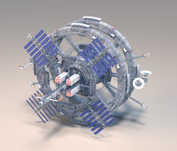 太空站太空飞船宇宙空间站