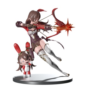 原神-安柏_卡通角色玩具手办