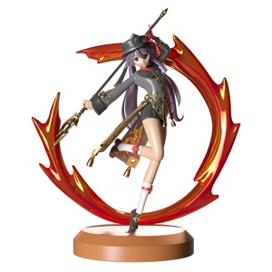 原神-胡桃卡通角色玩具手办