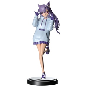 原神-刻晴卡通角色玩具手办3d模型