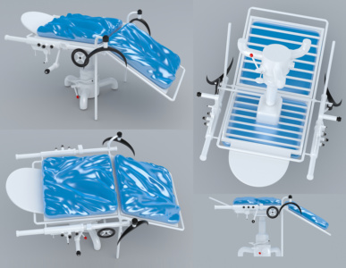 现代精神病床手术台医疗器械器材设备