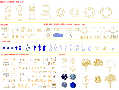 2023新款家具CAD动态图库