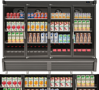 冷柜 保鲜柜 3d模型