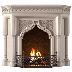 欧式壁炉su模型