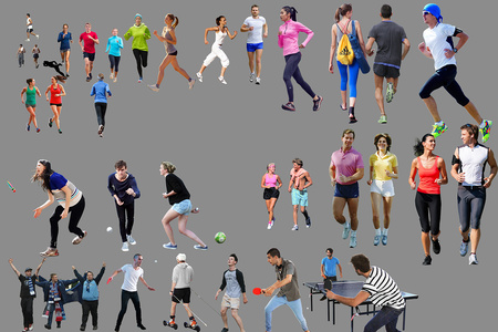 11-现代运动人物psd 素材
